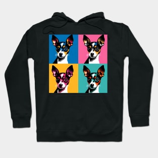 Toy Fox Terrier Pop Art - Dog Lovers Hoodie